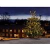 Konstsmide 1015 - 020 catena albero LED con/albero/per esterni (IP44) bianchi Certificato VDE/Trasformatore esterno 24 V/One String/45 diodi a luce bianca calda/cavo verde