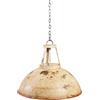 Biscottini Lampadario Industriale Non elettrificato 45x45x40 cm | Lampadario Vintage Industriale in Ferro | Lampadario Cucina a Sospensione Stile Industriale