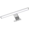 PELIPAL 359 - Lampada Piolo in Alluminio Cromato Lucido, 7 x 30 x 3,5 cm, Colore: Bianco