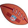 Herding Tappeto NFL Football, 67 x 122 cm, Morbido, Con Effetto Antiscivolo, Delicato sulla Pelle, Fronte: 100% Poliammide, Marrone