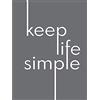 Wee Blue Coo Keep Life Simple Typography Minimalist Unframed Wall Art Print Poster Home Decor Premium Vita Tipografia Parete Manifesto Casa