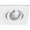 FARO BARCELONA RADON EMPOTRABLE CUAD. BLANCO GU10/MR16/LED