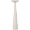 Casablanca modernes Design Casablanca Candelabro Rotonda in ferro - Superficie Craciata - Grigio - Altezza 84 cm x Ø 21 cm