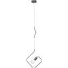 Brilliant Kacy - Lampada a sospensione, in metallo, 60 W, colore: Grigio