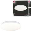 Paulmann 75406 - Plafoniera LED Leonis II, IP44, 3000-5700 K, 1750 lm, 230 V, 16,5 W, colore: Bianco