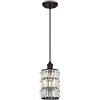 Westinghouse 6338440 Lampada a Sospensione per Interni Monoluce, Bronzata ad Olio, vetro