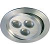 Gumarcris 1905RE-Faretto IP44 LED, 3 W, in alluminio e/deviatore, in alluminio