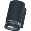 WatioWave Applique esterno nero GU10 IP44 Enduro BEAM GAP