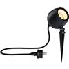 Paulmann 94770 Faretto LED da giardino Kikolo Smart Home Zigbee IP65 6,2W 400lm dimmerabile 261mm antracite plastica/alluminio 2200-3000K Tunable Warm