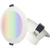 COLBOR Faretti Led da Incasso, Spotlight RGB per Soggiorno Cucina a Soffitto 7w 2700k ~ 6500k con App WLAN Bluetooth Control Music Sync Alexa Google Home, Faretti-Led-Incasso-Luce-RGB
