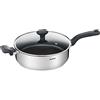 Tefal Comfort Max - Casseruola per arrosti, in Acciaio Inox, con Coperchio, 26 cm