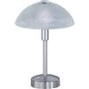 TRIO LIGHTING FOR YOU Trio Leuchten Donna - Lampada da tavolo in metallo, 4 W, nichel opaco