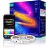 NOUS Alexa RGBIC - Nastro LED 10 m - Wifi dimmerabile adesivo per ambienti umidi compatibile con Amazon EchoTuya Smart apparecchi di illuminazione per interni, strisce TV, luci