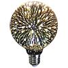 F-Bright Led Lampadina decorativa a LED, filamento G125, effetto fuochi artificiali, 3D, E27, 4 W, 320 o