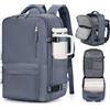 VGCUB Grande zaino da lavoro da viaggio zaino per laptop approvato da volo per donne uomini Mochila de Viaje, A10-grigio Blu, Large, Puro