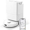 roborock Qrevo Aspirapolvere Robot con stazione di aspirazione con funzione di lavaggio, Sistema di aggancio all-in-one, evitamento ostacoli 3D, 5500Pa, Sistema di mappatura multi-livello