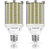 DragonLight Lampadina LED da 40 W super luminosa tipo mais (sostituisce 300 Watt) - Lampadina LED Edison E27 - 6000 K bianco freddo 4800 lm per illuminazione commerciale - garage officina ufficio