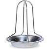 MIJOMA Rostiera per pollo, in acciaio inox, con vassoio antigoccia, diametro 17 x 22 cm