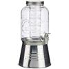 COSE DA CASA Caraffa con rubinetto supporto refrigeratore porta ghiaccio contenitore da 3,8 lt per vino Sangria Cocktail Bevande bar pub