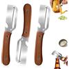 Anxicer Pelapatate Multifunzionale 2-in-1: Pelapatate con Lama in Acciaio Inossidabile Ultra-Affilata e Manico Ergonomico in Legno per Verdure Frutta Zucca e Patate (3 Pcs)