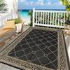 Enyhom Tappeto da Esterno Extra Large 150 x 240 cm,Tappeto da Giardino Impermeabile Reversibile, Portatile Tappeto Esterno Camper Pieghevole per Picnic, Campeggio, Spiaggia, Terrazza