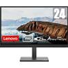 Lenovo L24e-30 Monitor - Display 24 FullHD (1920x1080, VA, 4 ms, 75Hz, Input HDMI+VGA, Cavo HDMI, AMD FreeSync) Inclinazione regolabile - Raven Black - Esclusiva Amazon