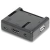 sb components Custodia nera per Raspberry Pi Modello 3 A+ (Plus) e Raspberry Pi A+ Accesso a tutte le porte Nessun montaggio richiesto (confezione da 2)