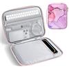 MoKo Custodia Tablet Imbottita 9-11 Pollici per 11 iPad Air M4 2026, iPad A16/Pro 11 M5, i-Pad 10th/Air 5/4th 10.9, iPad9/8 10.2, Tab S8/S9 11, con Maniglia, Rosa nuvoloso