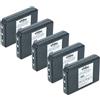 vhbw 5x batteria sostituisce Autec MBM06MH per Radiocomando Industriale, Telecomando (700mAh, 7,2V, NiMH) - Nero