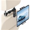KORVORIA Porta Tablet da Auto Poggiatesta, Supporto Tablet Auto Posteriore Estensibile e 360° Rotante per 4.7-11 iPad Pro/Air, Samsung Tab, Cellulari, Switch (SOLO per barre 13-15cm)