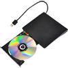 Generic Unità disco esterna per computer portatile, sottile, USB 3.0, lettore di dischi USB 3.0, per casa, interni, ufficio, esterni, viaggi, PC desktop