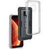 REY Cover in Gel TPU Trasparente per BLACKVIEW BV4900 - BV4900s - BV4900 PRO, Ultra Sottile 0,33 mm, Morbido Flessibile, Custodia Silicone