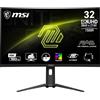 MSI MAG 321CUPDE 31,5 pollici UHD Curved Gaming Monitor - 1500R 3840 x 2160 VA Panel, 160Hz / 1ms, Adaptive Sync - DP 1.4a, USB Type-C (DP alt., w/ 15W PD), HDMI 2.1 CEC
