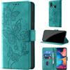 CaseGla Cover per Samsung Galaxy A20e, Turchese | Blocco RFID, Portafoglio Pelle PU, Flip Libro, Porta Carte, Magnetica Libretto, Antiurto Protezione Completa
