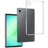 REY Cover in Gel TPU Trasparente per Samsung Galaxy Tab A11 8,7, Ultra Sottile 0,33 mm, Morbido Flessibile, Custodia Silicone