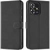 Verco Custodia a libro per ZTE Blade A73 4G, per ZTE A73 4G, colore: Nero