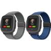 Harikiri 2 Confezione Cinturino Magnetici Intrecciati Compatibili Con Xplora Kidzi/XGO2/XGO3/X5 Play, Traspiranti, Regolabili, Adatti ai Bambini (Multicolore)