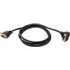 System-S D Sub15 Cavo 150 cm HD VGA 15 Pin maschio a maschio DB15 Angolo Down Angled Adattatore