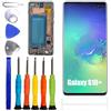 ERYNK Display TFT per Samsung Galaxy S10+ SM-G975 SM-G975F, SM-G975U, SM-G975W [con cornice] [nessuna funzione di impronte digitali] [6,4 pollici] Black LCD Display Touch Screen Digitizer con set di