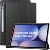 Haofun Custodia Cover Compatibile con Samsung Galaxy Tab S10 Plus/S9 Plus, Sottile Leggero Cover con Auto Sveglia/Sonno, Custodia Magnetico in PU Case con Multi-Angolo Regolabili (Nero)