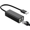 Generico Adattatore Ethernet USB Tipo C, Da USB Tipo C A Ethernet - Convertitore Di Rete Gigabit Adattatore C - Adattatori Di Rete Per Computer USB Per Viaggi D'affari, Istruzione, Intratteni