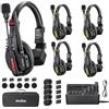 GODOX Skytalk AIR 5S - Sistema di cuffie interfono wireless 2,4 GHz Full Duplex Wireless Headset con gamma 1640FT/500M ENC Noise Cancellation Sistema di comunicazione di monitoraggio in tempo reale