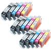 vhbw 15x cartucce compatibile con HP Photosmart B109fn, B109d, B109f, B110A, B110C, B209, B209a, B109n, B110 stampante + chip (compatibile)