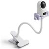inkihuit Supporto per fotocamera per baby monitor, universale, supporto per cellulare, supporto flessibile per lettino, adatto per soggiorno, camera da letto e cameretta dei bambini