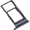 Generico Compatibile con Samsung Galaxy A33 5G SM-A336B (Non per 4G) Carrello Vassoio Tray Porta Scheda Nano Sim 1+ SIM 2 o Slot Slitta Alloggio Memoria Micro SD Card (Nero)