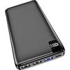 A ADDTOP Power Bank Batteria Esterna 26800mAh - Ricarica rapida 22,5 W, Caricabatterie Portatile 4 Uscite e Display LED, Ingresso/Uscita USB-C, Compatibile con CellPhone, Galaxy, Telefoni