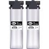 Veson T9451 (2 x Nero) Cartucce per Epson T9451, compatibili con Epson Workforce Pro WF-C5210, WF-C5210DW, WF-C5290, WF-C5290DW, WF-C5710, WF-C5710DWF, WF-C5790, WF-C5790DWF
