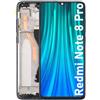 OnlyTech - Schermo LCD Completo con telaio montato di Ricambio per Xiaomi Redmi Note 8 Pro