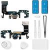 Eonpam Dock ricambi per Samsung Galaxy S8 Connettore di Ricarica Porta Caricatore Port Microfono Audio Jack + Kit di Riparazione Sostituzione