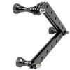 DONGXINGWEI Asta di prolunga per selfie, in alluminio, regolabile, compatibile con GoPro Hero Series, Insta360 ONE R, DJI Osmo Action, EKEN, AKASO EK7000 4K, Xiaoyi Sport Cameras (nero)